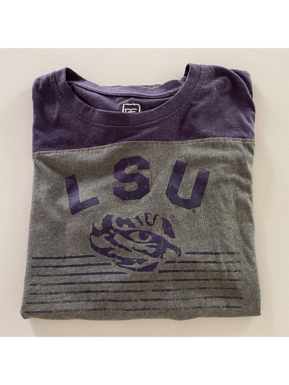 LSU Tigers Purple Short Sleeve Shirt Size 2XL 50/52 ProEdge Knights Apparel